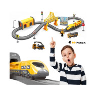 66 Parça 2 Arabalı Raylı Pilli Oyuncak Hızlı Tren Seti Demiryolu Inşaat Mühendislik 66 Parça 2 Arabalı Raylı Pilli Oyuncak Hızlı Tren Seti Demiryolu Inşaat Mühendislik