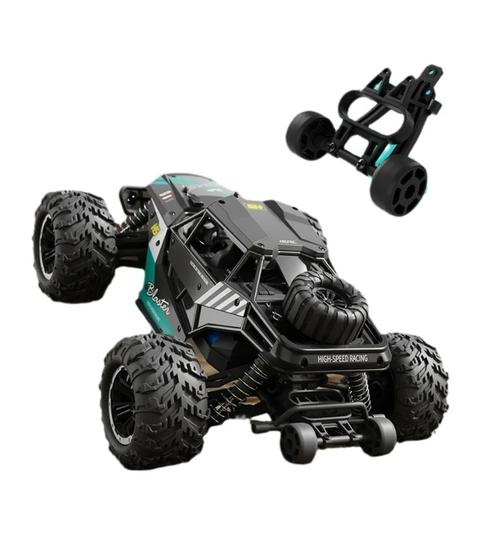 H5 Uzaktan Kumandalı RC Off-Road Metal Araba Yüksek Hız 50 km/h