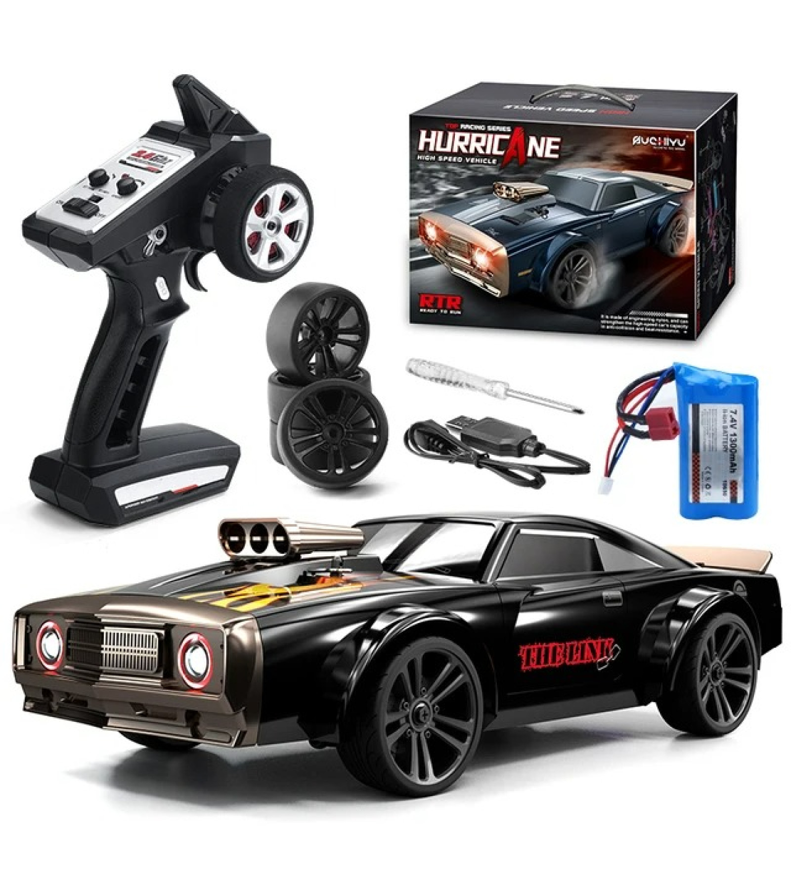 Uzaktan Kumandalı Drift Aracı 4WD 4 Çeker Işıklı ve Müzikli