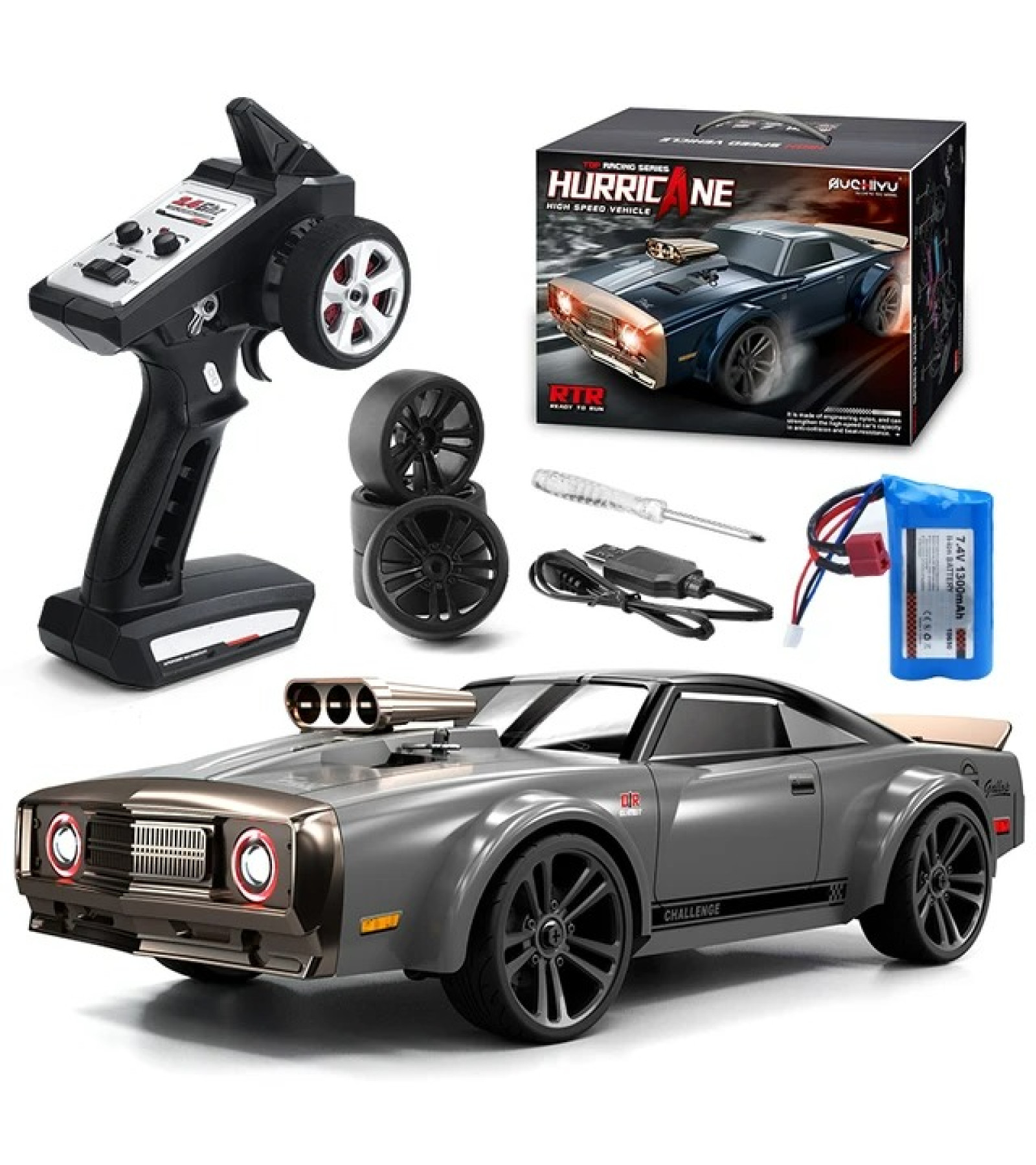 Uzaktan Kumandalı Drift Aracı 4WD 4 Çeker Işıklı ve Müzikli