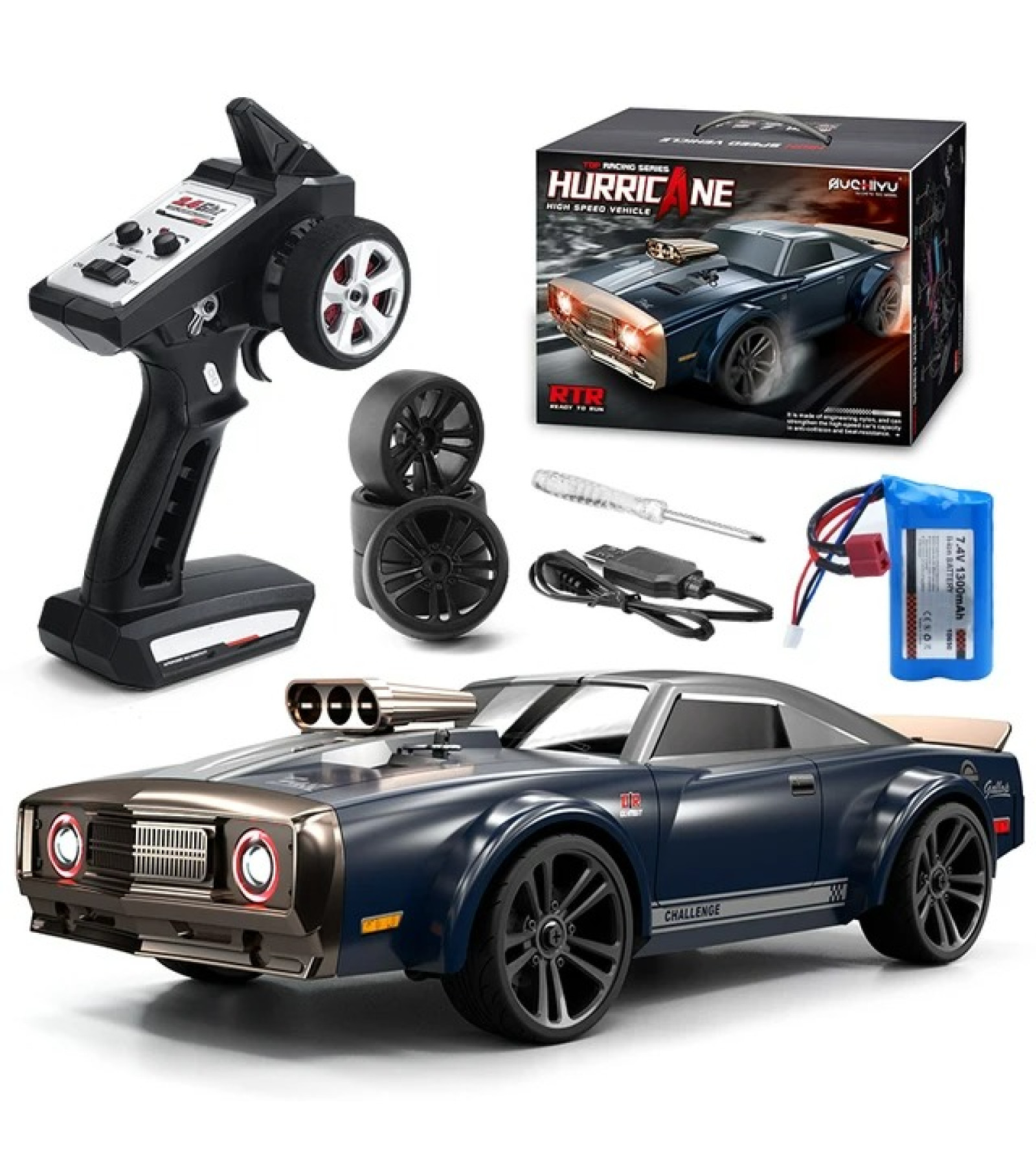 Uzaktan Kumandalı Drift Aracı 4WD 4 Çeker Işıklı ve Müzikli