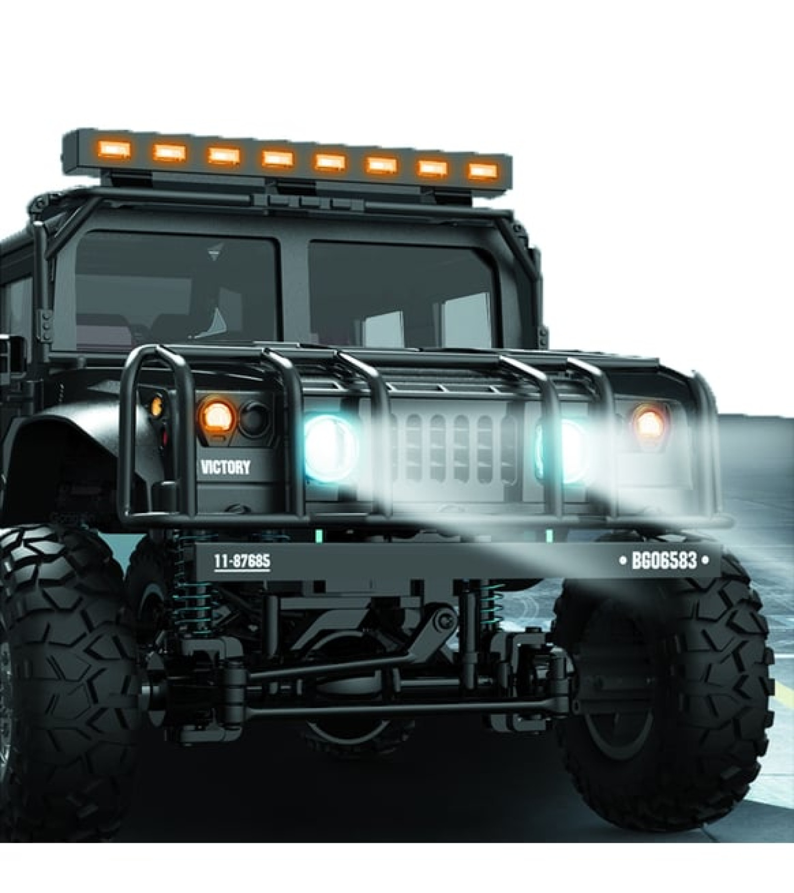 H1 Hurtle Metal 1:12 2.4GHz Uzaktan Kumandalı 4WD RC Off Road Model Araba